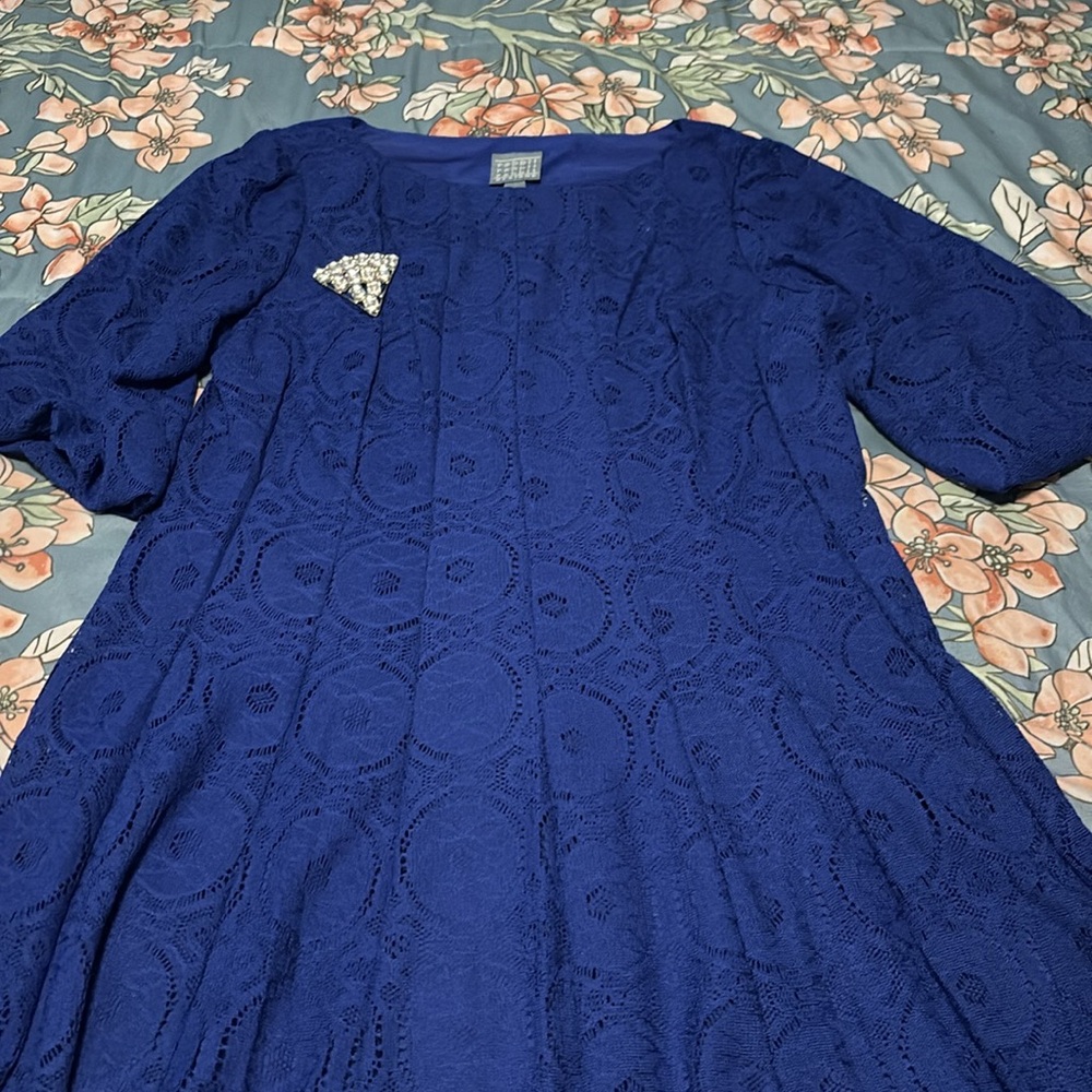 NEW Rabbit Rabbit Rabbit Blue 💙💙Lace Dress - Picture 8 of 13